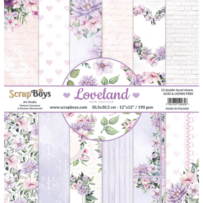 Scrapboys Loveland Ne-LOLA-08 paperpad 12x12 inch