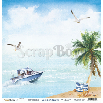 Scrapboys Summer Breeze losse bladen (SUBR-03)