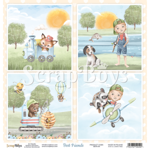 Scrapboys Best Friends losse bladen (BEFR-04)