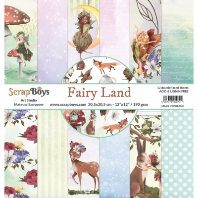 Scrapboys Fairy Land FALA-08 12x12 inch Paperpad