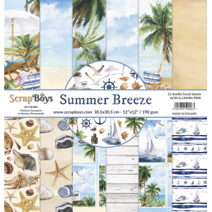 Scrapboys Summer Breeze Paperpad 12x12 inch (SUBR-08)