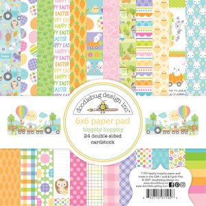 Doodlebug Design Hippity Hoppity 6x6 Inch Paper Pad (7192) (842715071926)