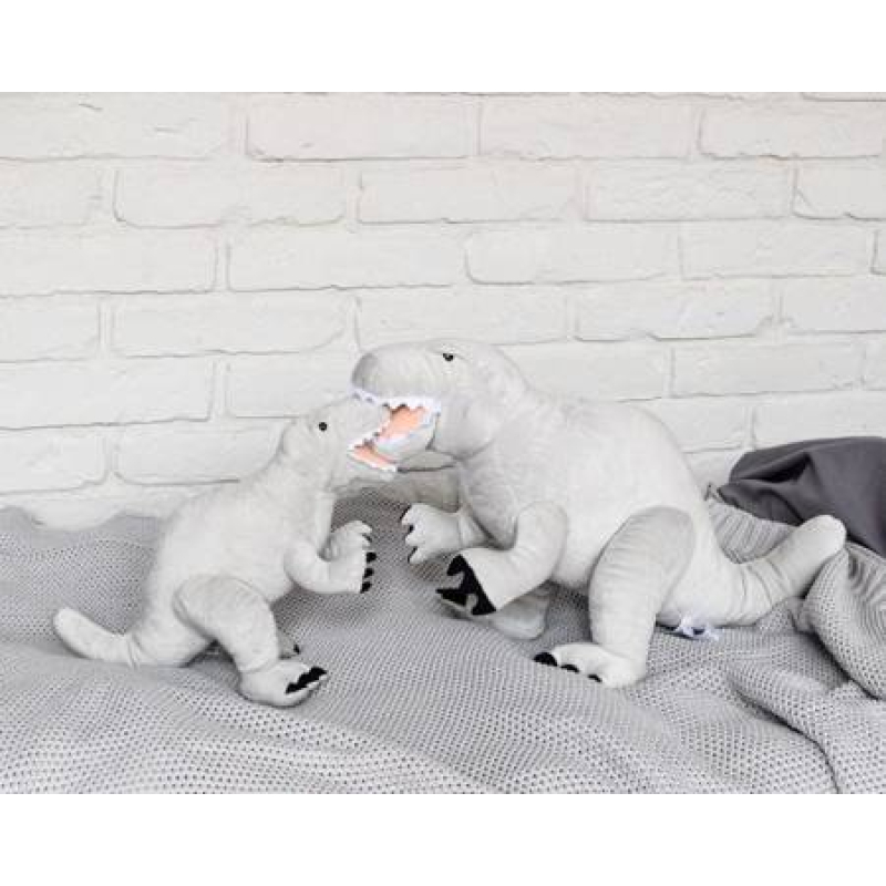 Metoo Grey Plush Dinosaur Tyrannosaurus Rex L size 55cm (MT407)