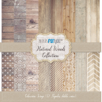 Papers For You Natural Woods Scrap Paper Pack (12pcs) (PFY-099) ( PFY-099)