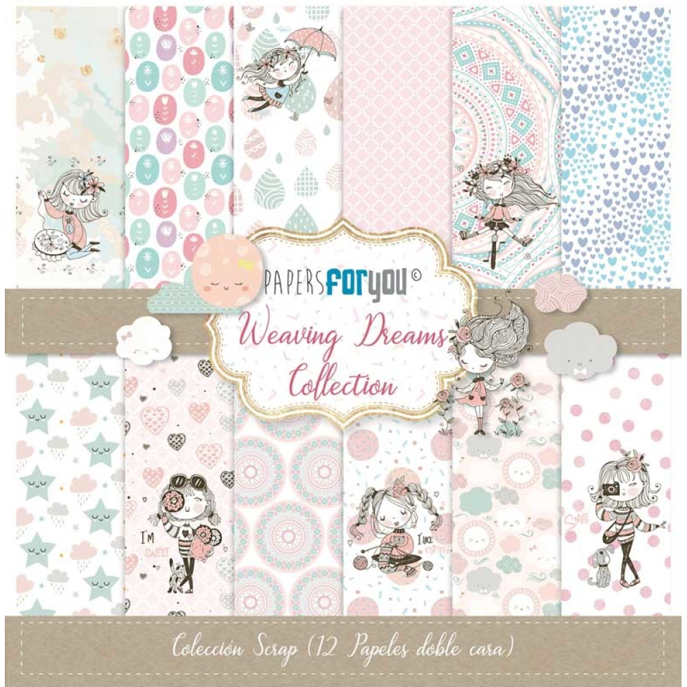 Papers For You Weaving Dreams Scrap Paper Pack (12pcs) (PFY-2808)