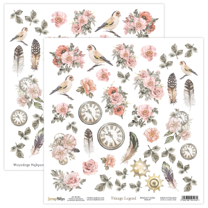 Scrapboys Vintage Legend losse bladen (VILE-07)