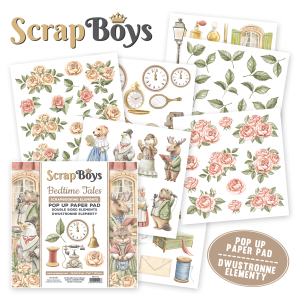 Scrapboys Bedtime Tales POP UP Paper pad (Beta-11)