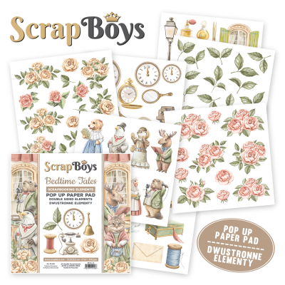 Scrapboys Bedtime Tales Beta-11 POP UP Paper pad