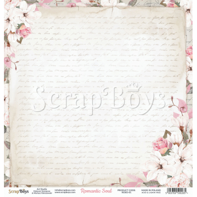 Scrapboys Romantic Soul ROSO-01 losse bladen