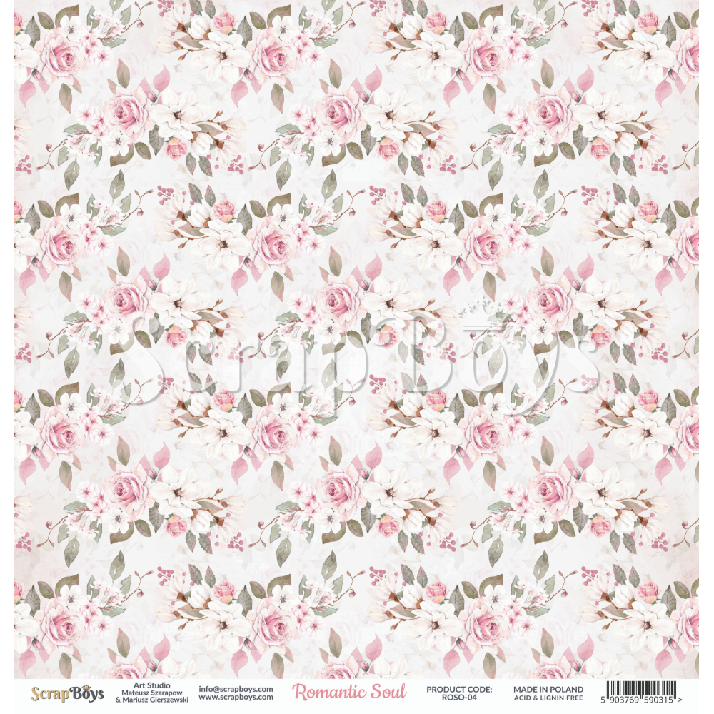 Scrapboys Romantic Soul losse bladen (ROSO-04)