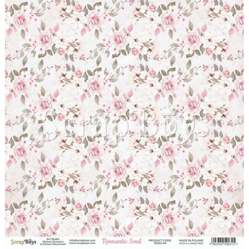 Scrapboys Romantic Soul losse bladen (ROSO-04)