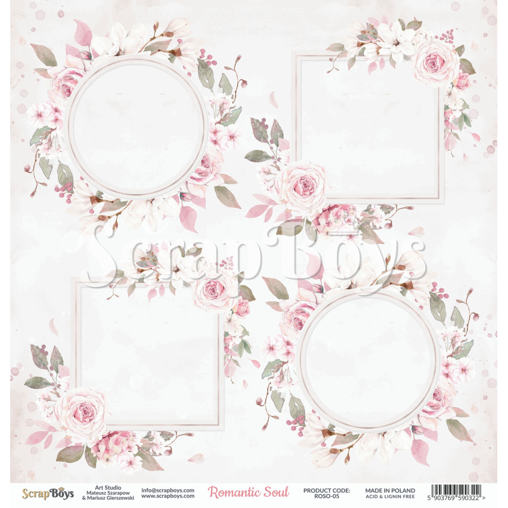 Scrapboys Romantic Soul losse bladen (ROSO-05)