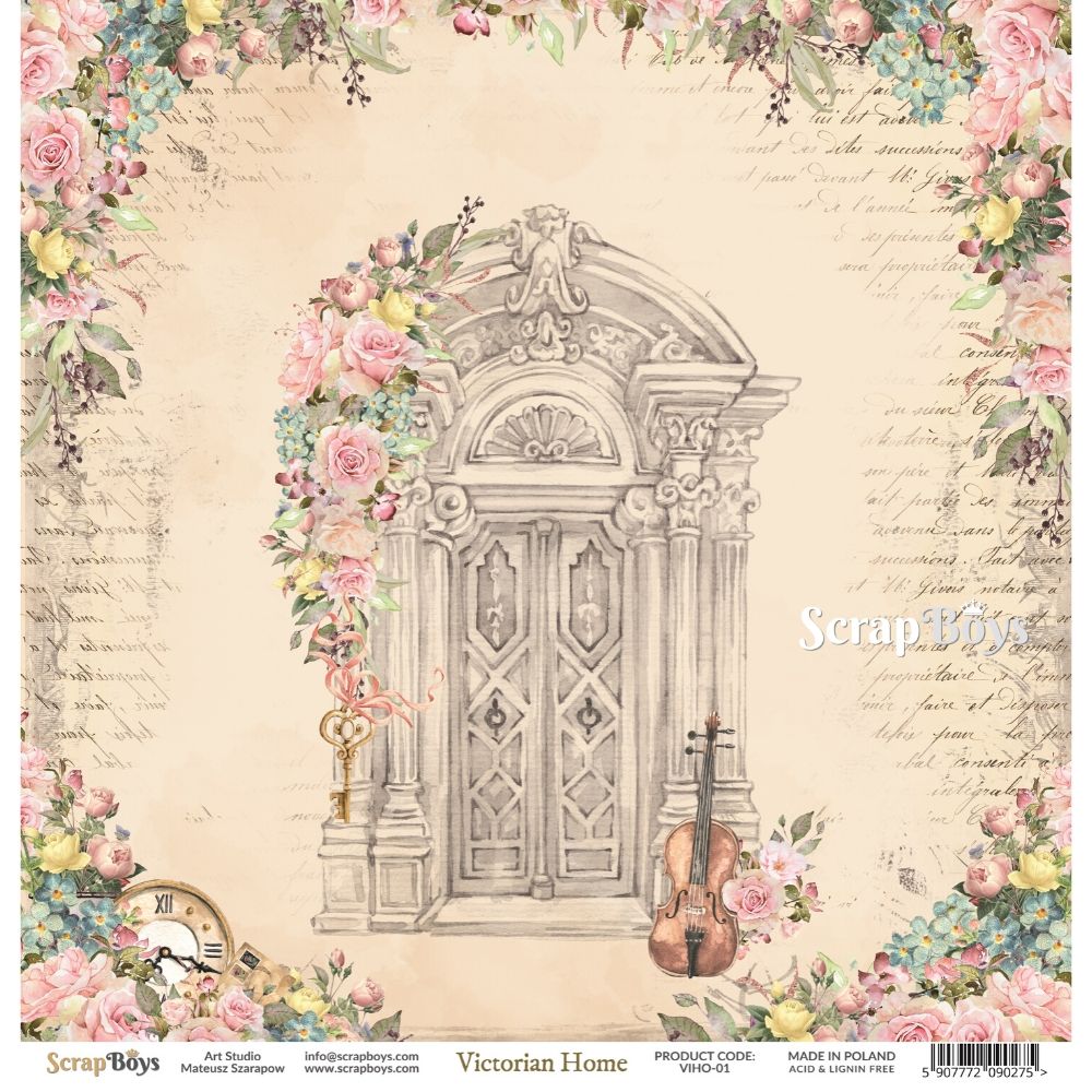 Scrapboys Victorian Home losse bladen (VIHO-01)
