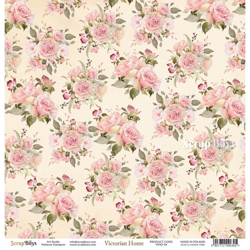 Scrapboys Victorian Home losse bladen (VIHO-04)