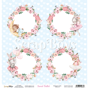 Scrapboys Sweet Ballet losse bladen (SWBA-02)