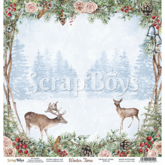 Scrapboys Winter Time losse bladen (WITI-01)