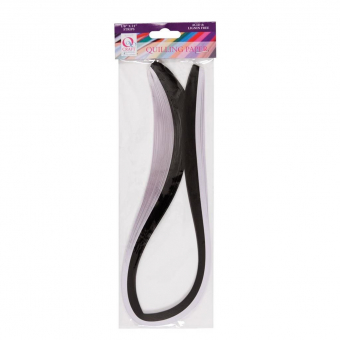 Docrafts Quilling Paper Strips Black & White (3mm) (100pcs) (QCR 873100)
