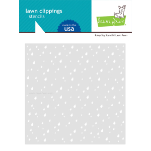 Lawn Fawn Rainy Sky Stencil (LF2816) ( LF2816)