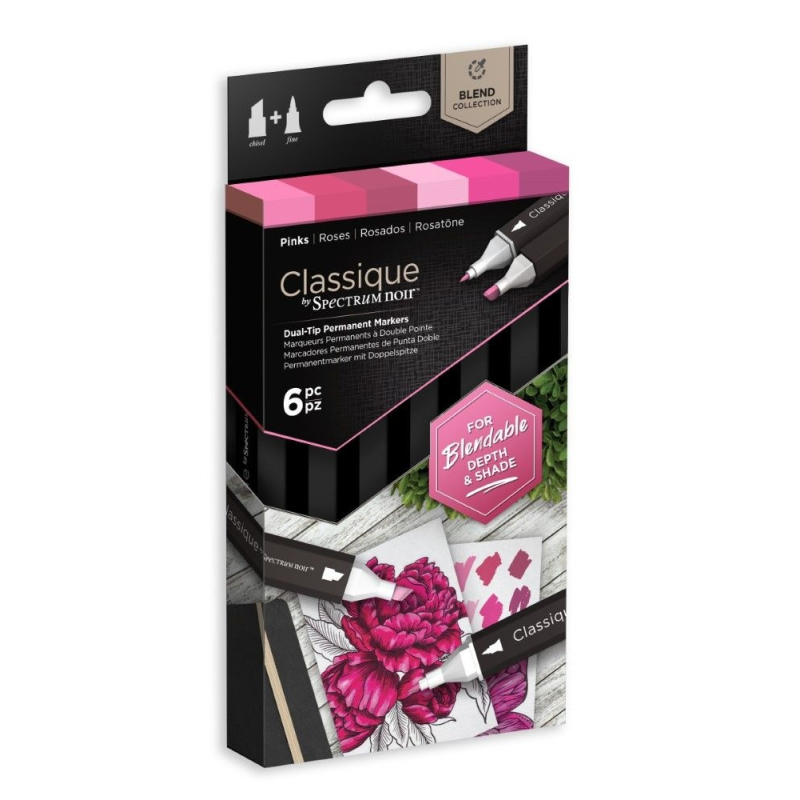 Spectrum Noir Classique Pinks (6pcs) (SPECN-CS-PIN) (SPECN-CS6-PIN)
