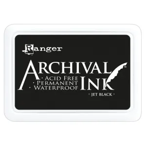Ranger  Archival ink pad Jet black (AIP31468)