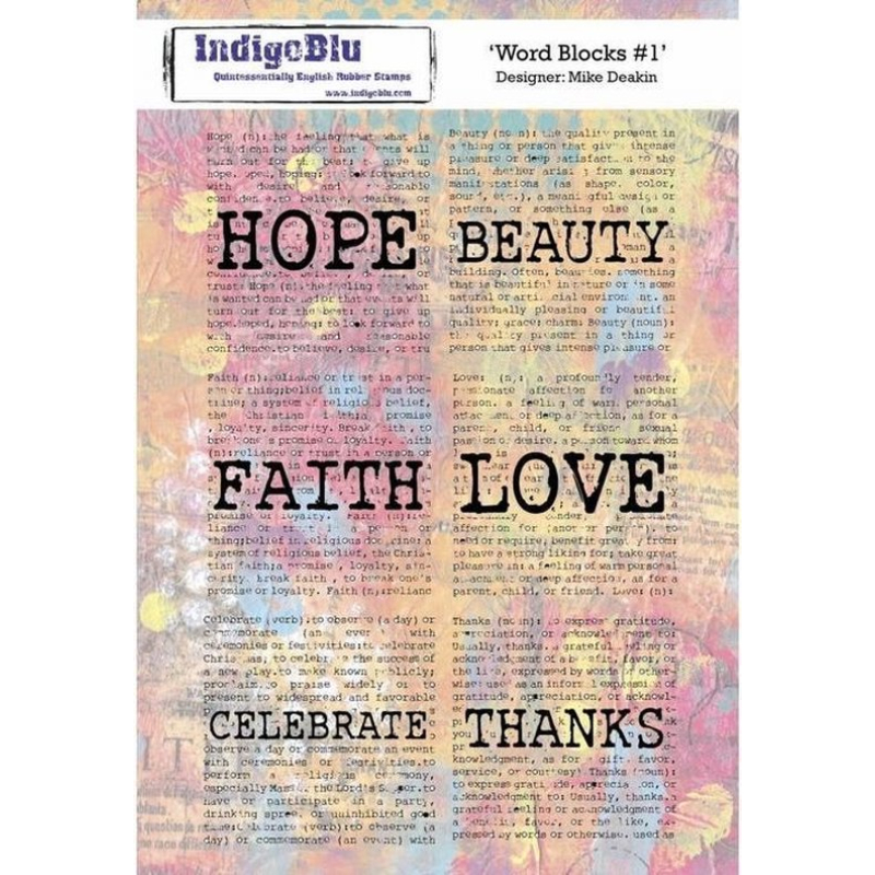 IndigoBlu Word Block #1 Mike Deakin (IND0247)