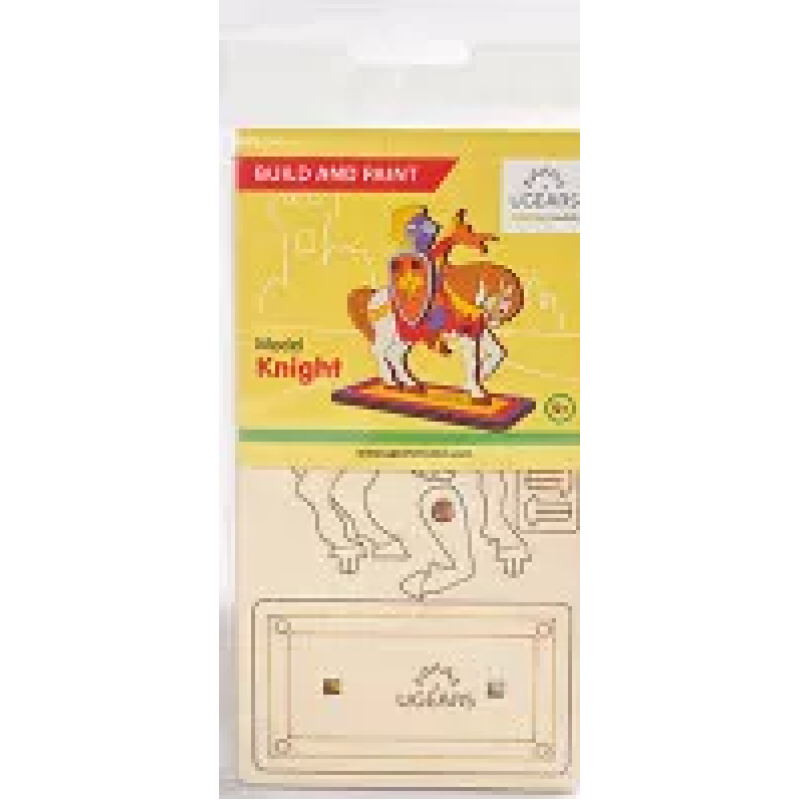 Ugears 3D coloring model «Knight» (8006)