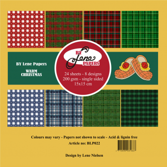 By Lene Warm Christmas 6x6 Inch Paper Pack (BLP022) ( BLP022)