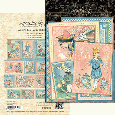 Graphic 45 Alice's Tea Party Journaling Cards (4502363)