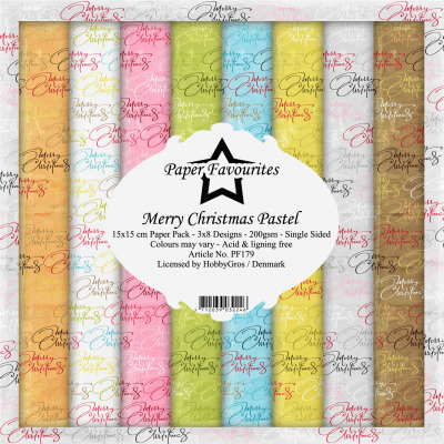 Paper Favourites Merry Christmas Pastel 6x6 Inch Paper Pack (PF179)