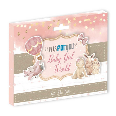 Papers For You Baby Girl World Die Cuts (PFY-3470)