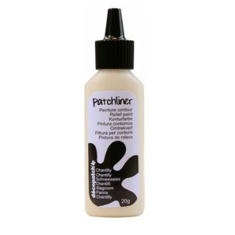 Avenue Mandarine Patchliner - Roomkleurig. - Wit ( PL001O)