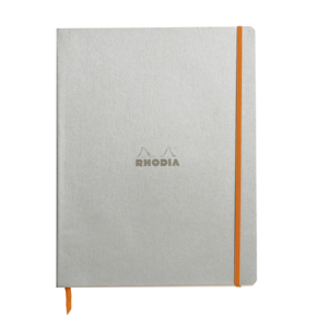Rhodiarama cahier souple A4+ JONQ 160p L - Zilver (117701C)