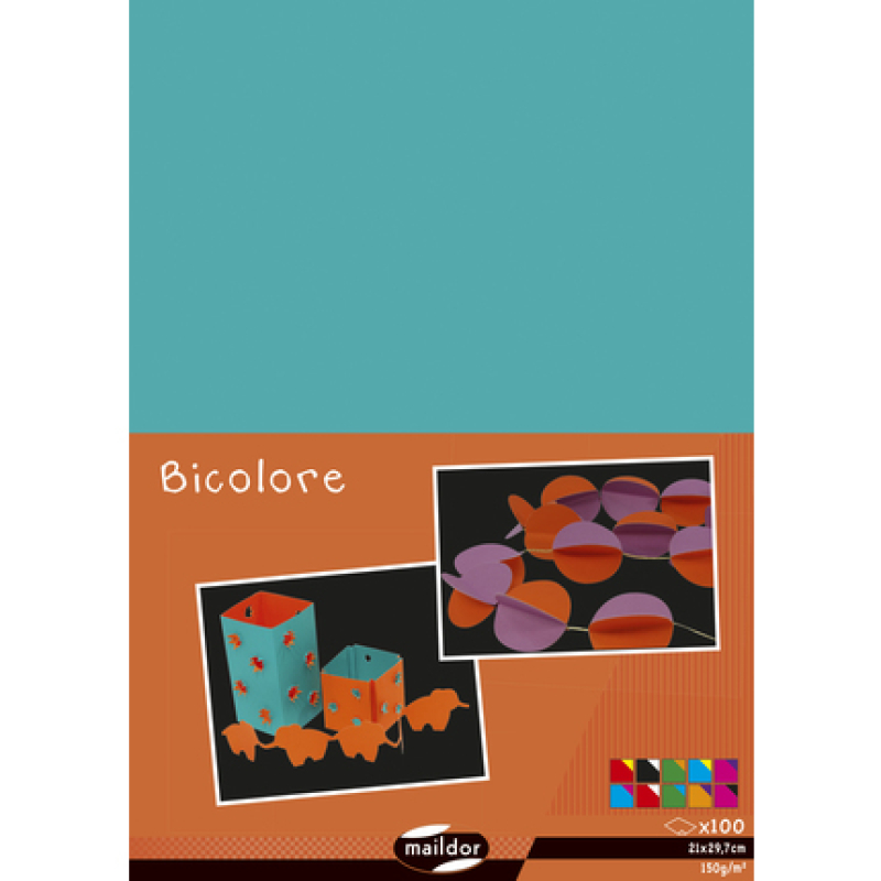 Clairefontaine Carta Bicolor 100 blad 150g/m2 A4 (457299C)
