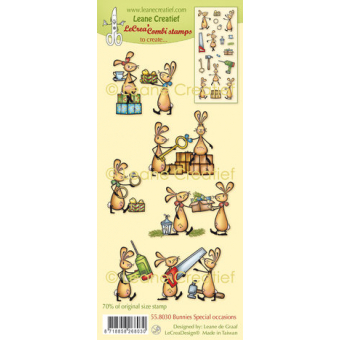 Leane Creatief Bunnies Special Occasions Combi Clear Stamp (55.8030)