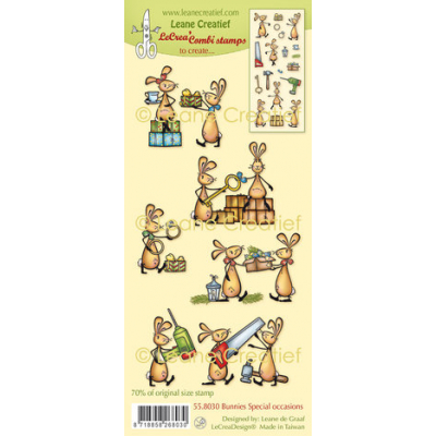 Leane Creatief Bunnies Special Occasions Combi Clear Stamp (55.8030)