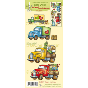 Leane Creatief We are moving... Combi Clear Stamp (55.8009)