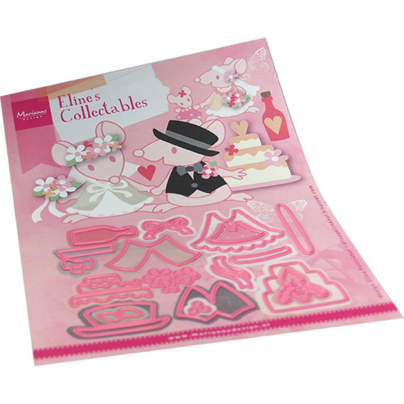 Marianne Design Collectables Dies Eline's Wedding Accessories (COL1491)