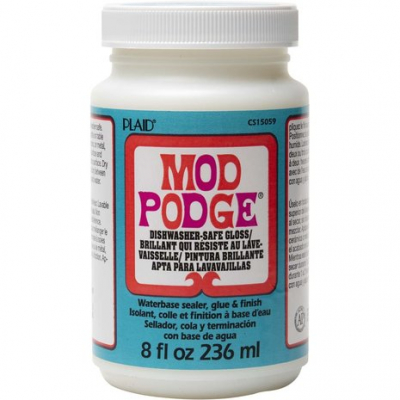 Mod Podge Dishwasher-safe Gloss Glue/Sealer/Finish 8 fl oz (CS15059)