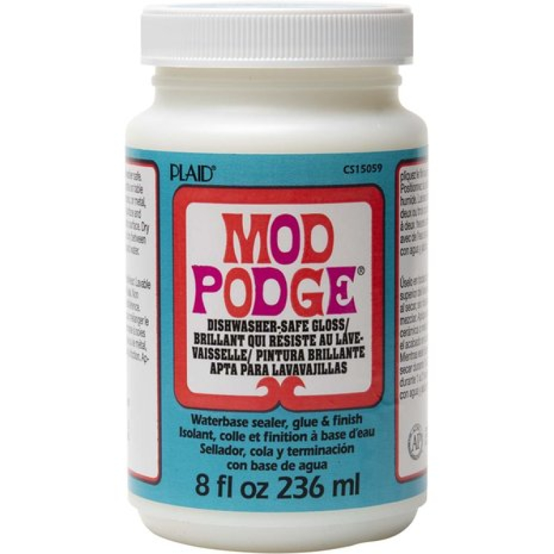 Mod Podge Dishwasher-safe Gloss Glue/Sealer/Finish 8 fl oz (CS15059)
