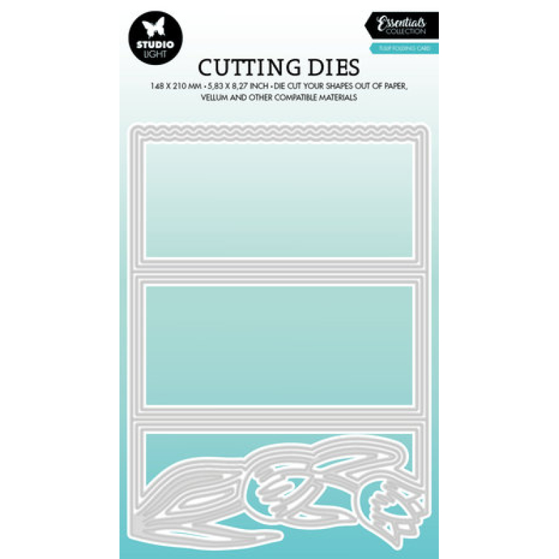 Studio Light Tulip Folding Card Essentials Cutting Dies (SL-ES-CD491)