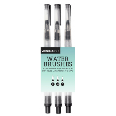 Studio Light Water Brushes Fine/Medium/Large Tip (3pcs) (SL-ES-WBRU01)
