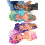 Creative exp Jane Davenport Collage Sheets A4 Fresh Faced (8pcs) (CEJDCOL003)