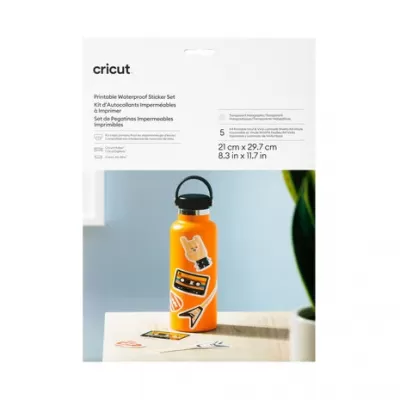 Cricut Printable Waterproof Sticker Set A4 Transparent Hologoraphic (5pcs) (2010354)