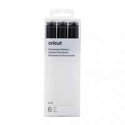Cricut Venture Permanent Markers 2.5mm Black (6pcs) (2008877)