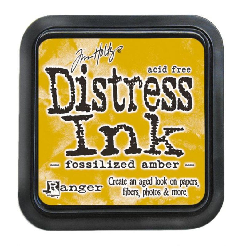 Tim Holtz Ranger Distress ink pad Fossilized amber (TIM43225)