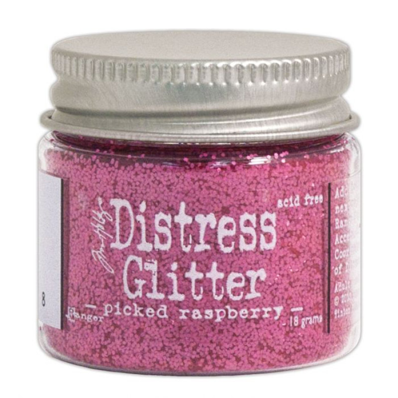 Tim Holtz Ranger Distress glitter Picked raspberry (TDG39228)