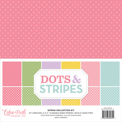 Echo Park Dots & Stripes Spring 12x12 Inch Collection Kit (DS20032)