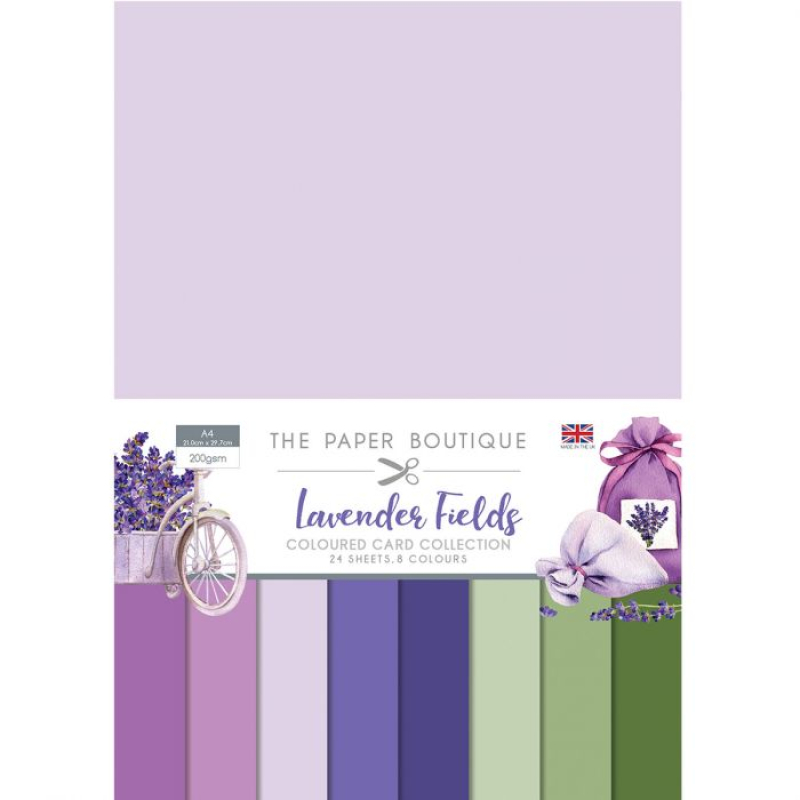 The Paper Boutique Lavender fields Colour card collection (PB1407)