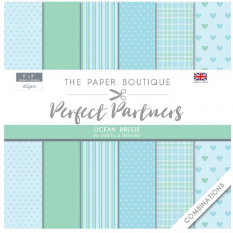 The Paper Boutique • Perfect partners paper pad Aqua (PB1441)