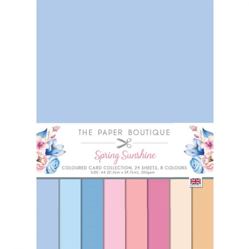 The Paper Boutique Spring sunshine Colour card collection (PB1490)
